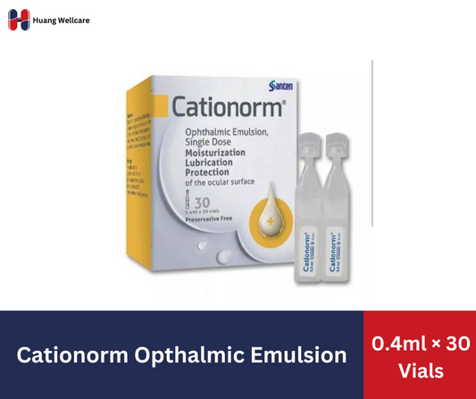 Cationorm Opthalmic Emulsion 0.4ml × 30 Vials